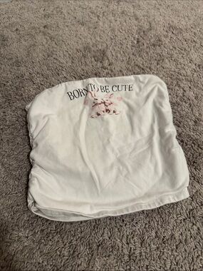 Streetwear Society Women's White Crop Top Size Medium